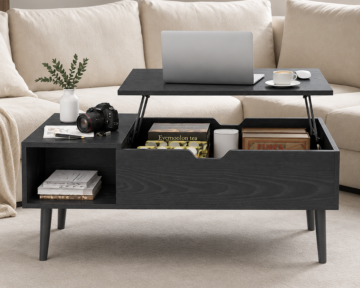 Table basse relevable contemporaine