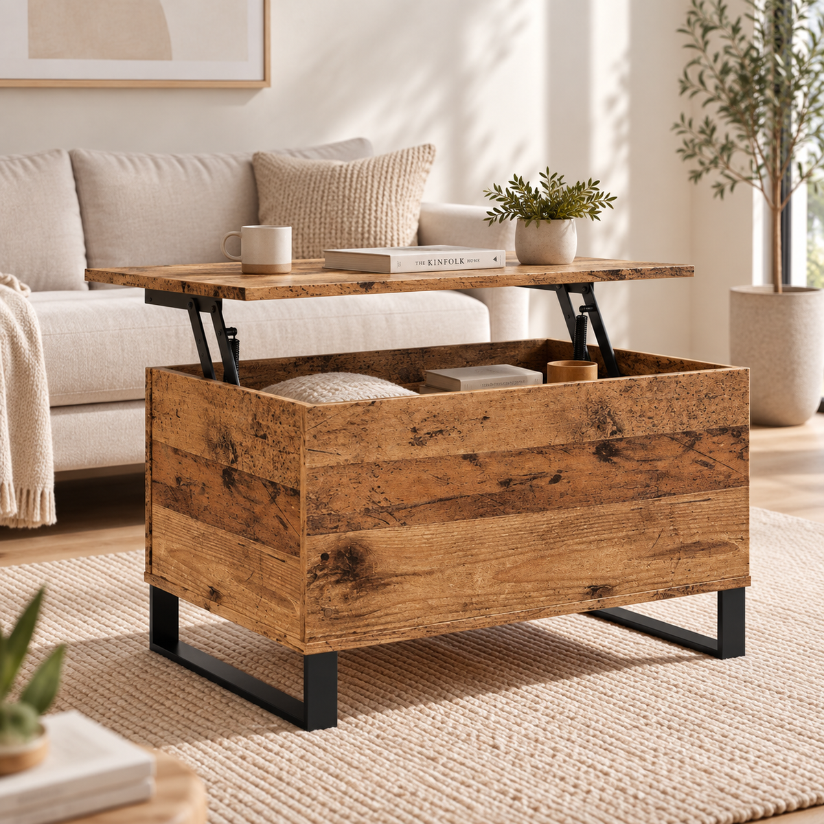 Table Basse Relevable Compacte