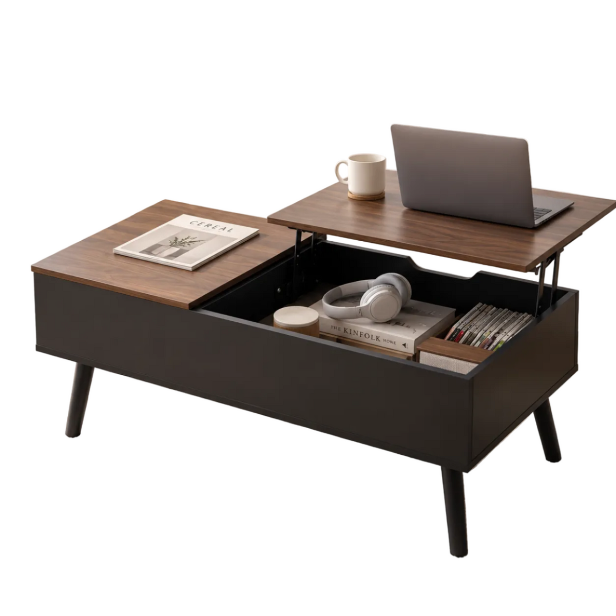 Table Basse Relevable Moderne Industriel