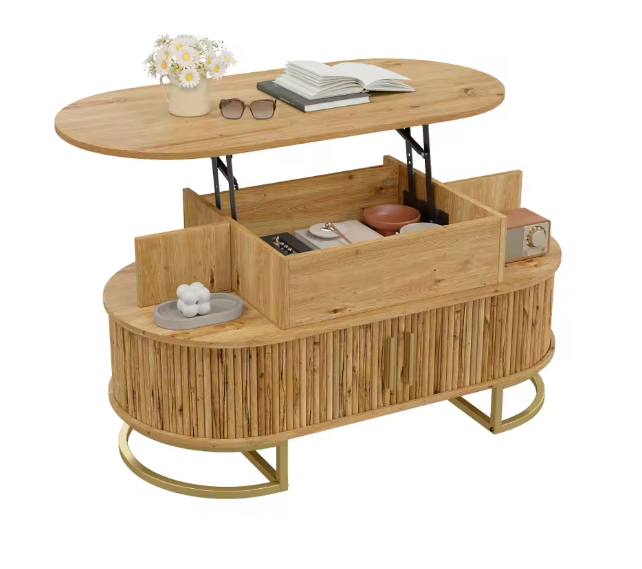 Table Basse Relevable Ovale