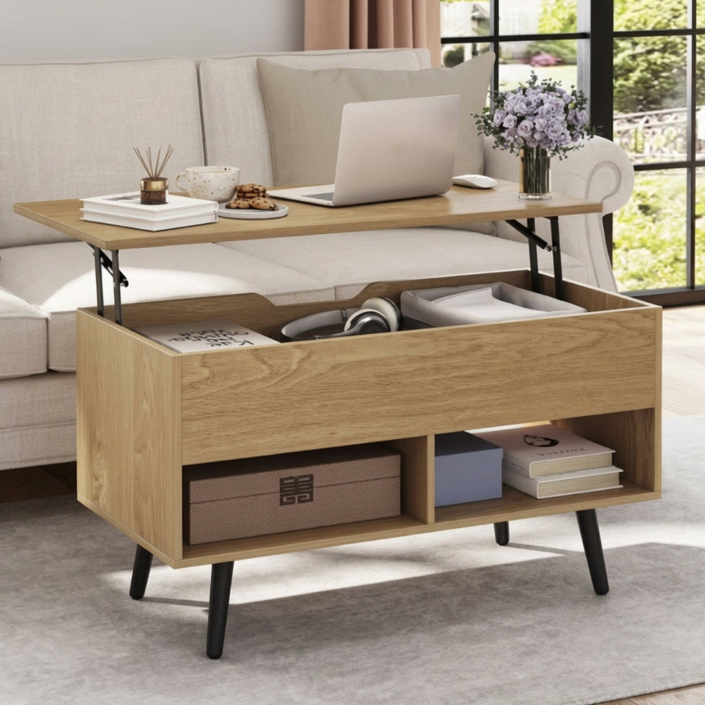 Table basse relevable scandinave